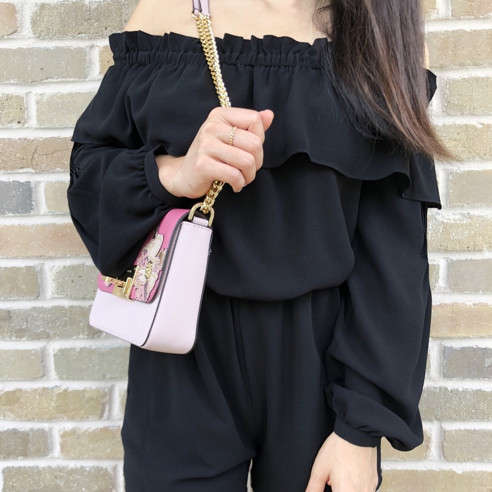Gaby’sBagsM👜💕-NWT Michael Kors Shoulder Bag Pink - Picture 2 of 8